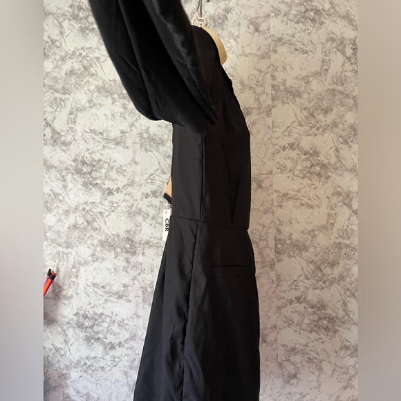 Cocktail Party Dress Sequin Semi Formal Mini Dress Long Sleeve One Shoulder - Picture 9 of 10